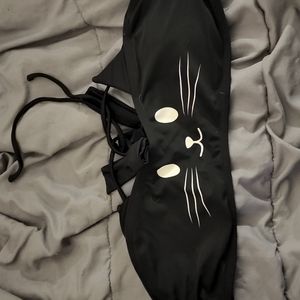 Multiway tie back cat bandeau swim top